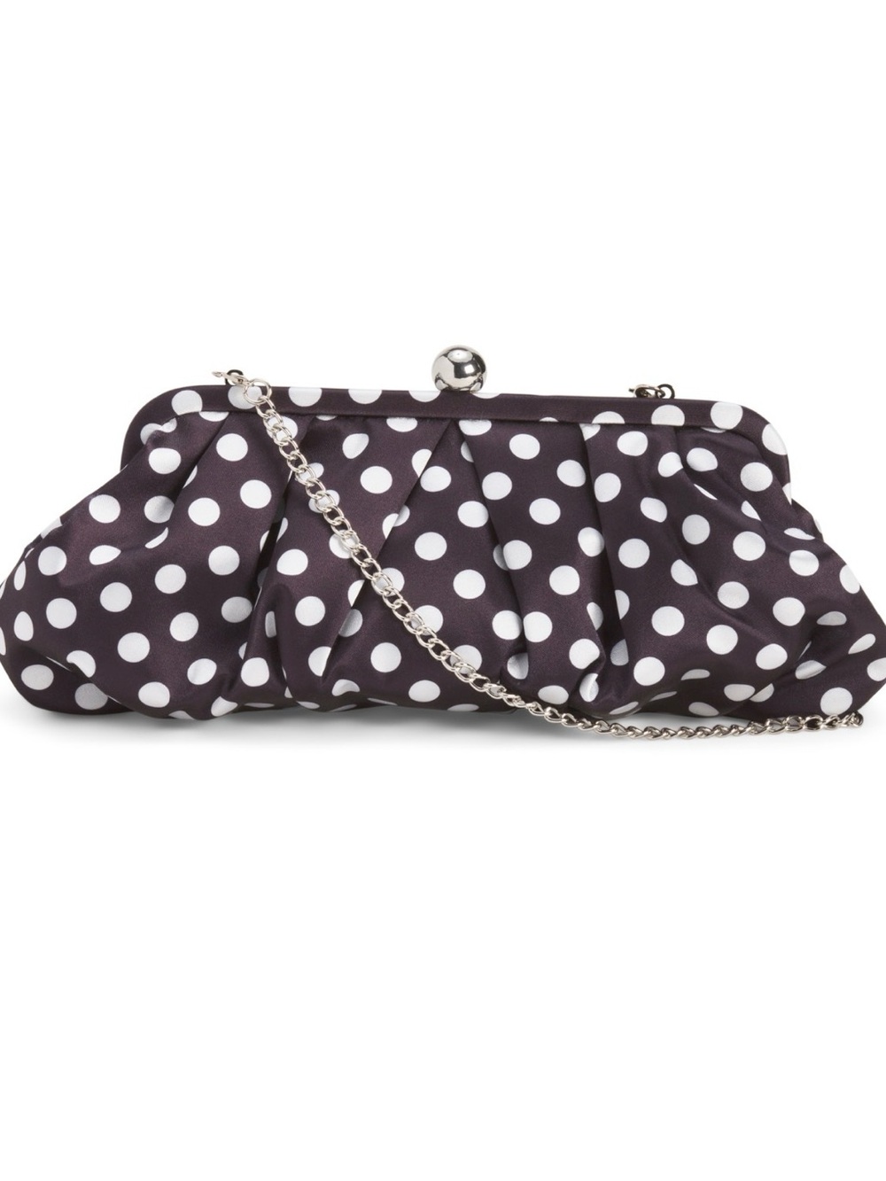 ALESSIA BIANCHI
Polka Dot Clutch With Satin Finish